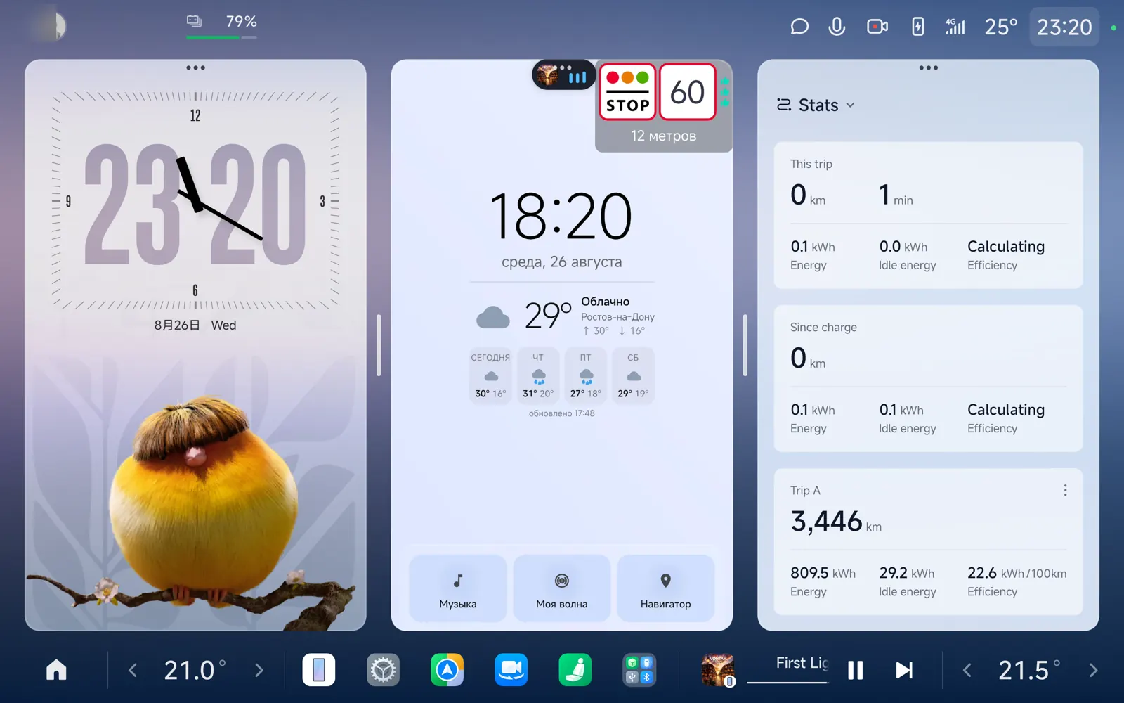 MI Dashboard — Антирадар HUD Speed поверх панели